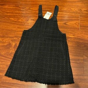 Zara Kids Black Textured Dress
